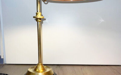 Upcycling-Tischlampe