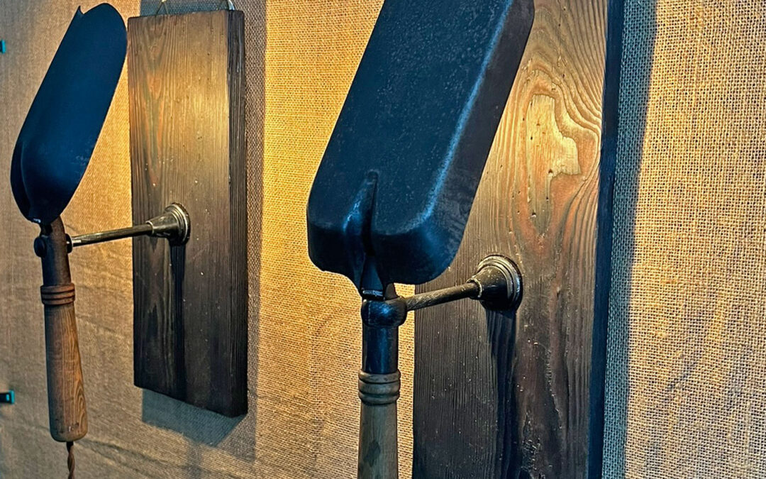 Kohleschaufel-Lampen