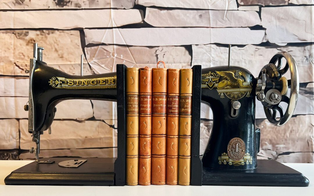 Nähmaschinen-Bücherstütze